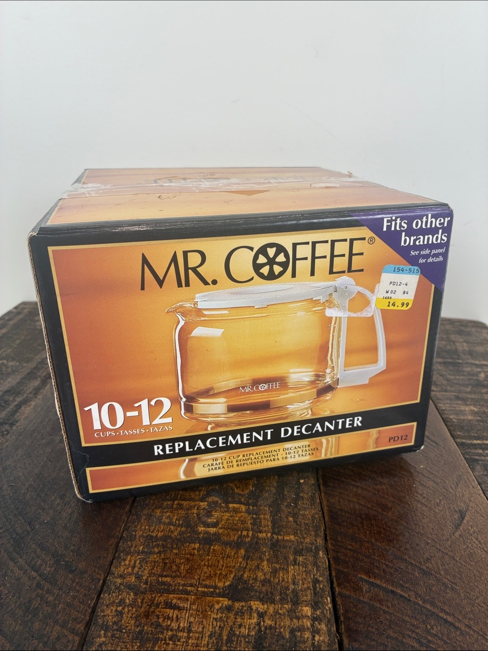 Mr. Coffee Replacement Decanter in Box 10-12 Cup